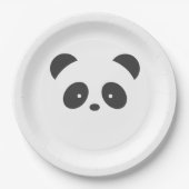 Panda Pappteller (Vorderseite)