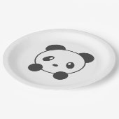 Panda Pappteller (Schrägansicht)