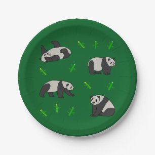 Panda Pappteller