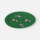 Panda Pappteller (Schrägansicht)