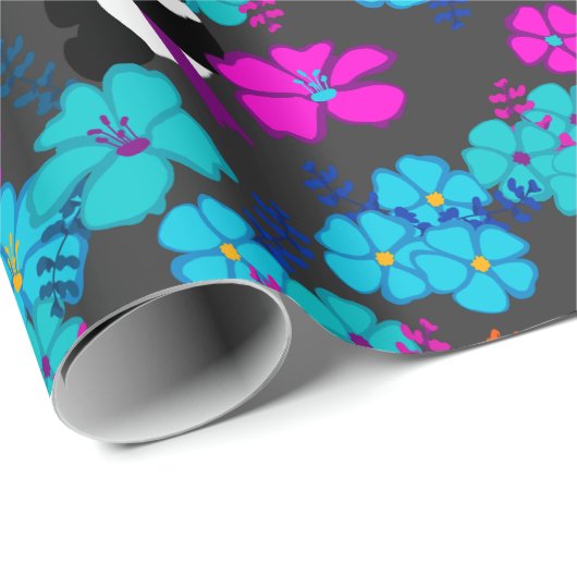 Panda Paradise Bloom Geschenkpapier (Rolleneckpunkt)