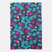 Panda Paradise Bloom Geschirrtuch (Vertikal)