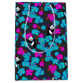 Panda Paradise Bloom Mittlere Geschenktüte (Vorderseite)
