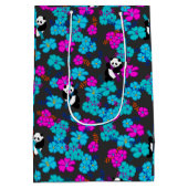 Panda Paradise Bloom Mittlere Geschenktüte (Rückseite)