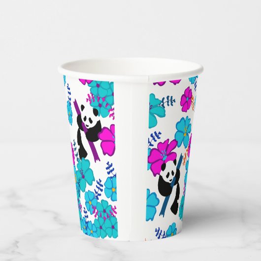 Panda Paradise Bloom Pappbecher (Rechts)
