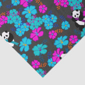 Panda Paradise Bloom Seidenpapier (Detail)