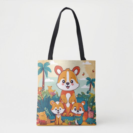 Panda Paradise Tasche (Vorderseite)