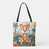 Panda Paradise Tasche (Rückseite)