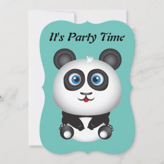 Panda-Party Einladung