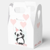 Panda Party Geschenkschachtel (Geöffnet)