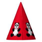 Panda-Party-Hut Partyhütchen (Rückseite)