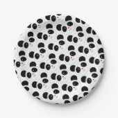 Panda Party Pappteller (Vorderseite)