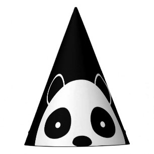 Panda-Partyhüte, Geburtstags-Partydekorationen Partyhütchen
