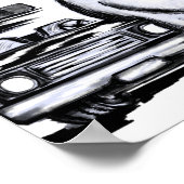 Panda-Patrouillenoffizier sperrt das Nickerchen vo Poster (Ecke)