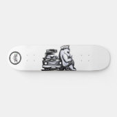 Panda-Patrouillenoffizier sperrt das Nickerchen vo Skateboard (Horizontal)