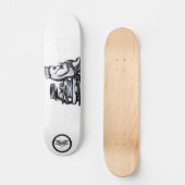 Panda-Patrouillenoffizier sperrt das Nickerchen vo Skateboard (Vorderseite)