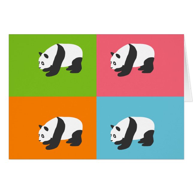 Panda Pattern (Vorderseite (Horizontal))