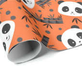 Panda Pattern Geschenkpapier (Rolleneckpunkt)