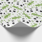 Panda Pattern Geschenkpapier (Ecke)