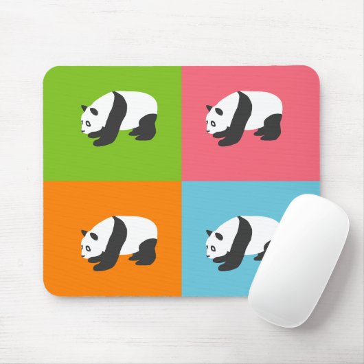 Panda Pattern Mousepad (Mit Mouse)