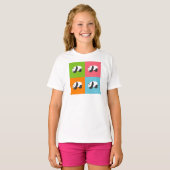 Panda Pattern T-Shirt (Vorne ganz)
