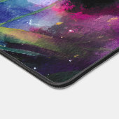 Panda Peeking Bamboo Watercolor Schreibtischunterlage (Ecke)