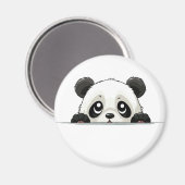 Panda Peeking Niedlich Adorable Funny Animal Carto Magnet (Vorderseite/Rückseite)