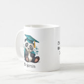 Panda Personalisiert Kindergarten Graduate Kaffeetasse (Vorderseite Links)