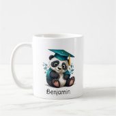 Panda Personalisiert Kindergarten Graduate Kaffeetasse (Links)