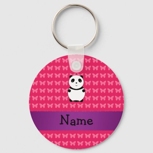 Panda personalisiert schlüsselanhänger (Vorderseite)