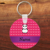 Panda personalisiert schlüsselanhänger (Vorderseite)