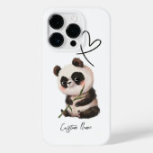 Panda Phone Case anpassen (Rückseite)