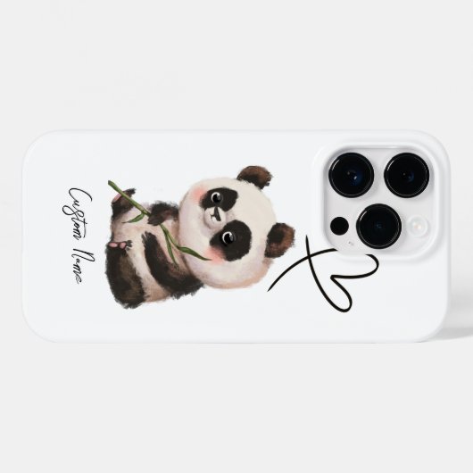 Panda Phone Case anpassen (Rückseite (Horizontal))