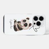 Panda Phone Case anpassen iPhone Hülle (Rückseite (Horizontal))