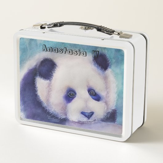 PANDA PICNIC METALL BROTDOSE (Rückseite)