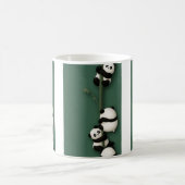 Panda Pile-Up Bamboo Balance The Panda Ladder Clim Kaffeetasse (Mittel)