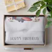 Panda-Pilot-Geburtstag Seidenpapier (Geschenk)