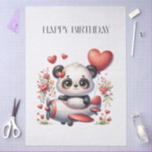 Panda-Pilot-Geburtstag Seidenpapier (Basteln)