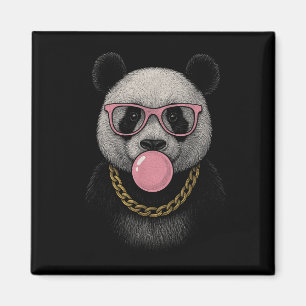 Panda Pink Blubble Gum gibt Männer Kinder Kinder W Magnet
