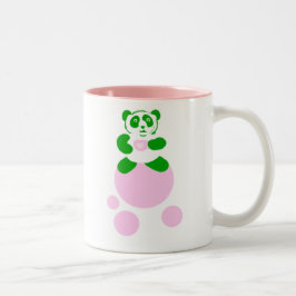 Panda Pink Bubble Tee Tasse