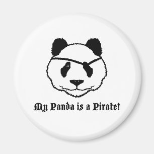 Panda Pirate Magnet