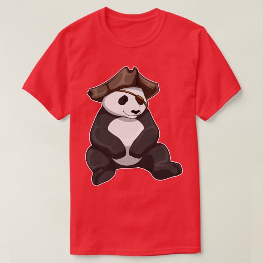 Panda Pirate T-Shirt (Design vorne)