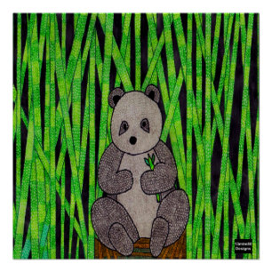 Panda - Plakatwerbung Poster