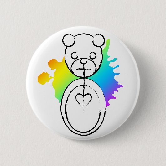 Panda-Platz. Button (Vorderseite)