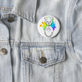 Panda-Platz. Button (Beispiel)