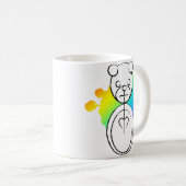 Panda-Platz. Kaffeetasse (VorderseiteRechts)