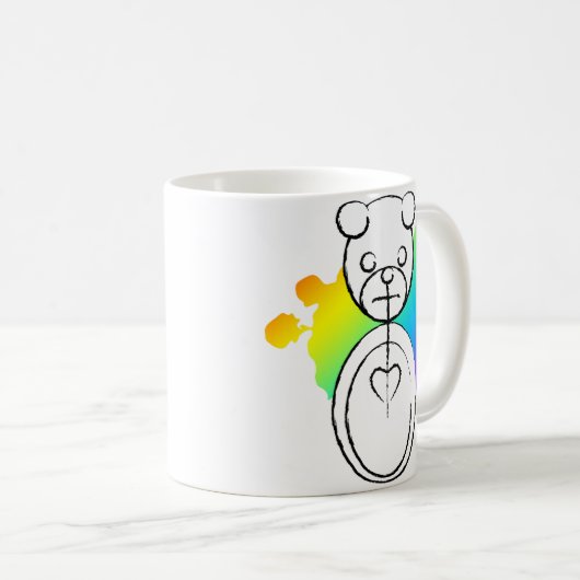 Panda-Platz. Kaffeetasse (VorderseiteRechts)