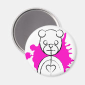 Panda-Platz. Magnet (Vorderseite/Rückseite)