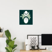 Panda-Platz. Poster (Heimbüro)