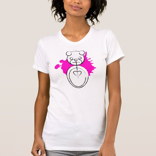 Panda-Platz. T-Shirt (Vorderseite)